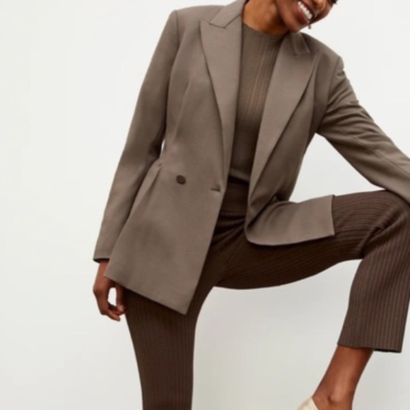 MM LaFleur Gaia Jacket Wool Blazer Sharkskin Women’s Sz 16